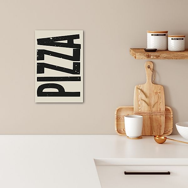 OneMillionCanvasses® Leinwandbild Pizza - Dekoration - günstig online kaufen