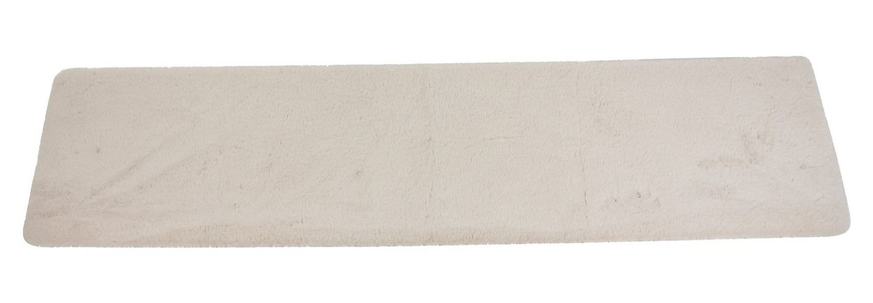 Dekoleidenschaft Tischläufer "Samtweich" creme aus flauschigem Kunstfell, M günstig online kaufen