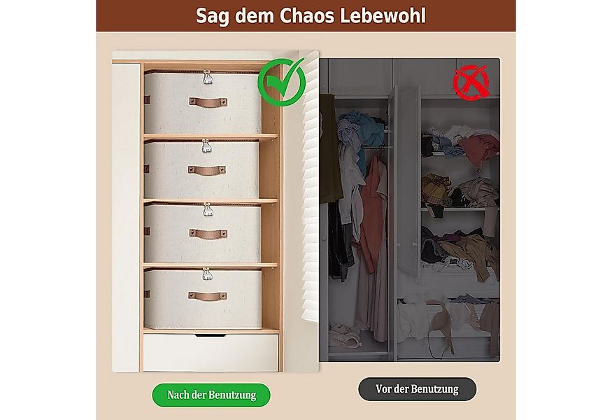 Minicloss Aufbewahrungsbox Faltbare Aufbewahrungsbox mit Deckel, aufbewahru günstig online kaufen