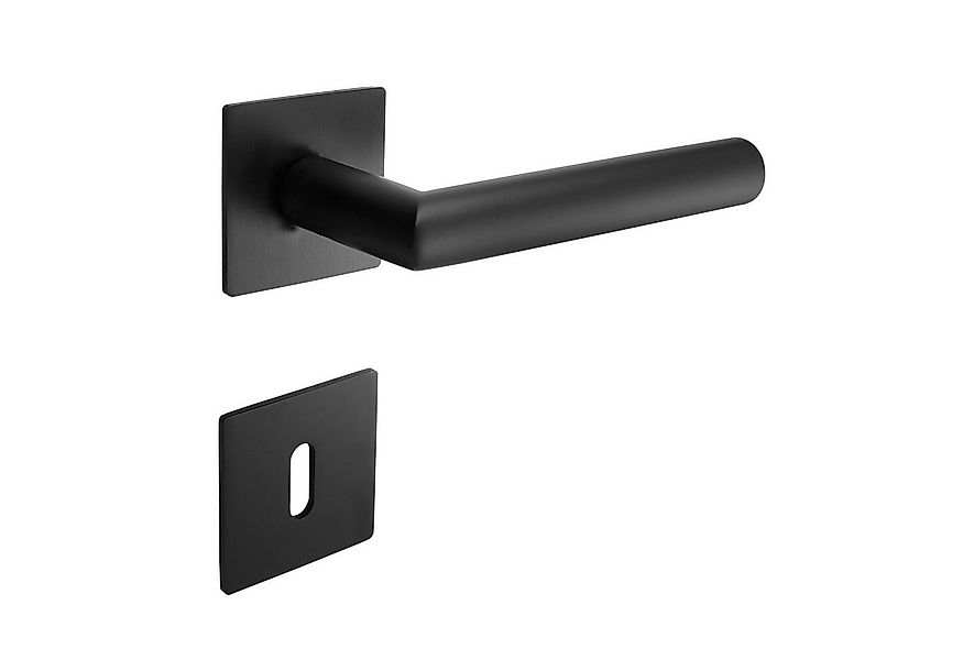 Türbeschläge24 Drückergarnitur New Orleans Q, 3 mm Magnet-Flachrosette, fes günstig online kaufen