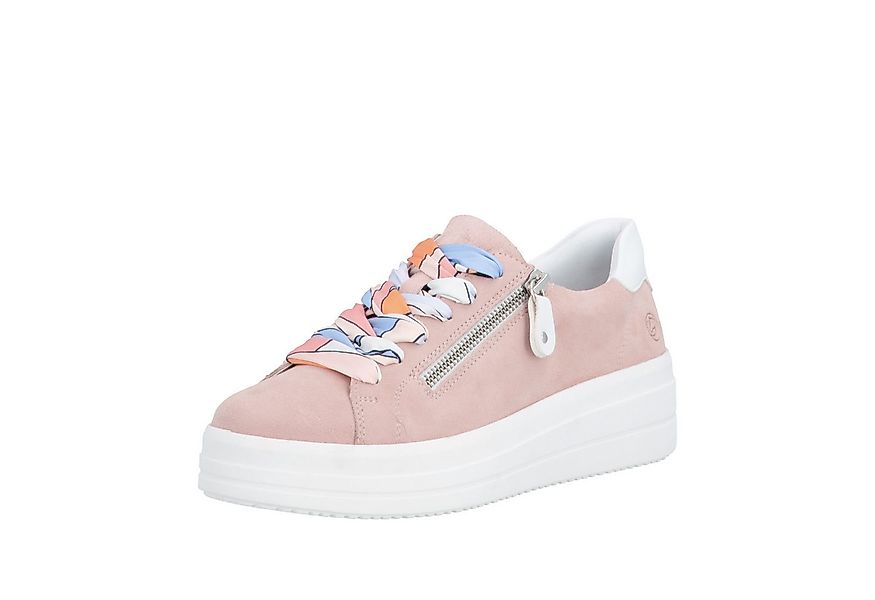 Remonte Plateausneaker Freizeitschuh, Halbschuh, Schnürer mit Wechselfußbet günstig online kaufen