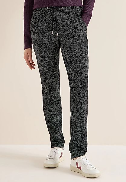Cecil Jogger Pants in Salt und Pepper-Optik günstig online kaufen