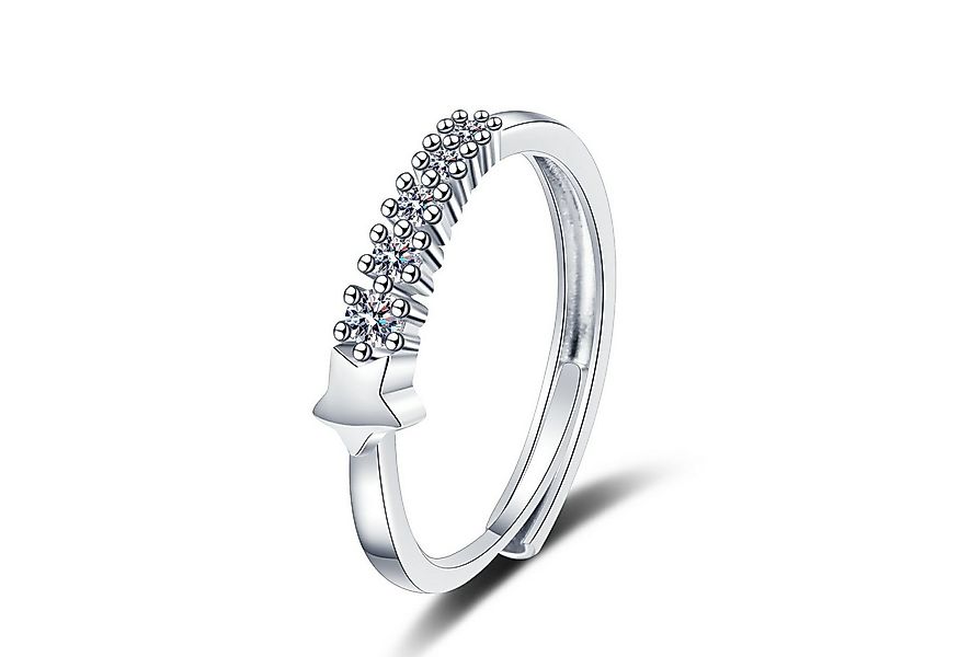 The Beauty House Fingerring Damen Ring mit Stern und Zirkonia günstig online kaufen