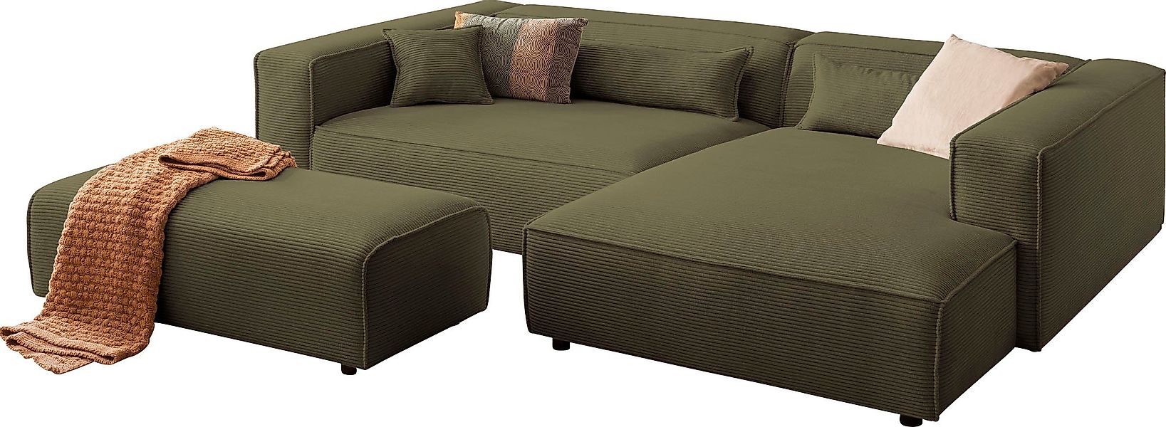 LeGer Home by Lena Gercke Polsterecke "PIARA XXL, L-Form, Schlaffunktion, C günstig online kaufen