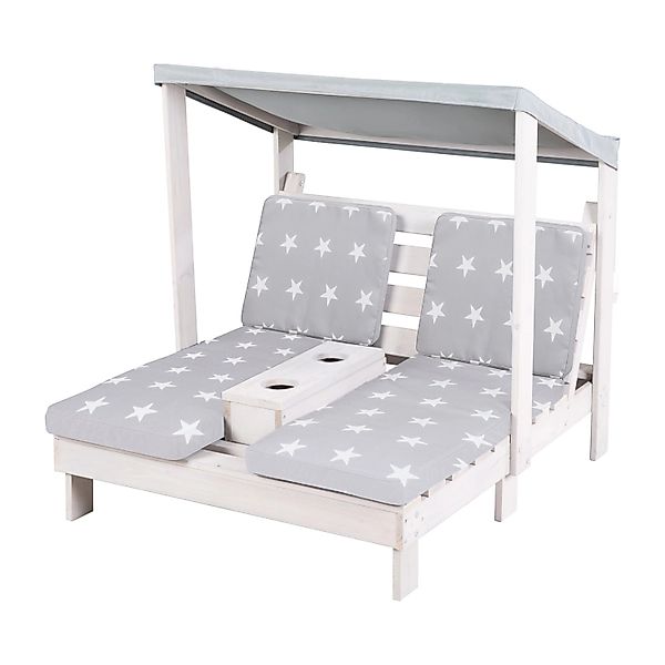 roba® Doppelliege »2er Gartenliege aus Holz« für Kinder, FSC® - schützt Wal günstig online kaufen