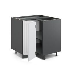 Vicco Eckunterschrank Fame-Line, Weiß Landhaus/Anthrazit, 80.5 günstig online kaufen