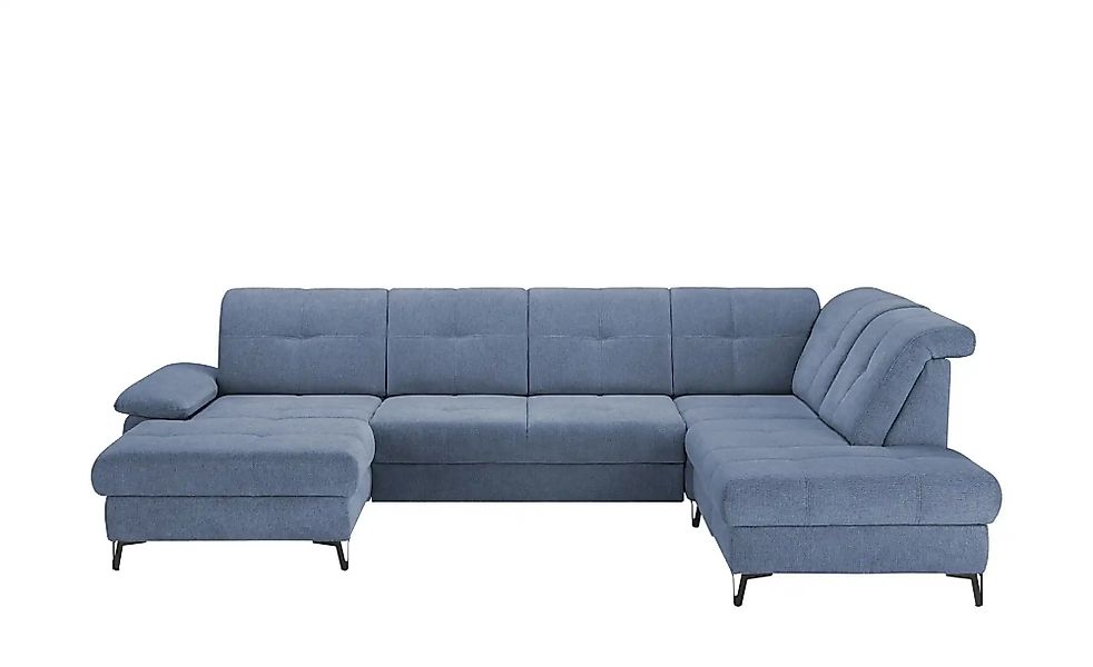 medium Wohnlandschaft  Planova II ¦ blau ¦ Maße (cm): B: 338 H: 96 T: 231.0 günstig online kaufen