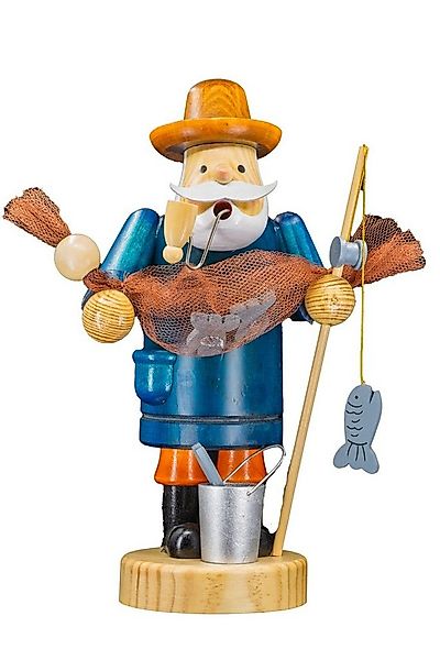 Kaladia Räuchermännchen Angler - ca. 35cm - Räucherkerzenhalter, für Räuche günstig online kaufen