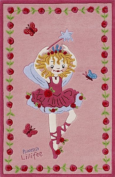 Prinzessin Lillifee Kinderteppich Prinzessin Lillifee 110x170cm, rechteckig günstig online kaufen