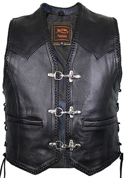 MDM Lederweste Biker Lederweste Kutte mit günstig online kaufen