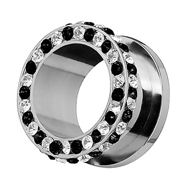 Taffstyle Plug Piercing Ohrpiercing Schraub Double günstig online kaufen