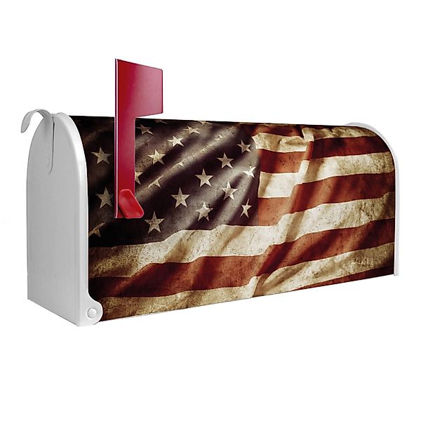 Banjado Amerikanischer Briefkasten Weiß 48x22x16cm US Mailbox Letterbox Pos günstig online kaufen