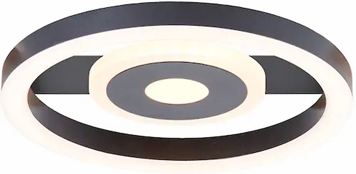 BreLight LED Deckenleuchte »Maureen«, 3001 K warmweiß, Metall, schwarz günstig online kaufen