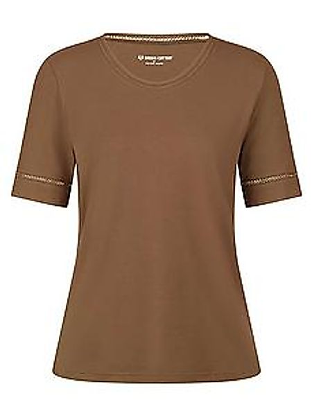 Rundhals-Shirt Frida Green Cotton braun günstig online kaufen