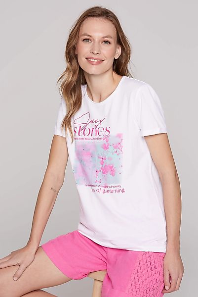 SOCCX Rundhalsshirt, mit Turn-Up-Ärmel günstig online kaufen