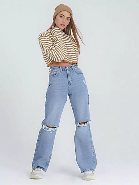 Freshlions Weite Jeans Jeans CECILE Blau l günstig online kaufen