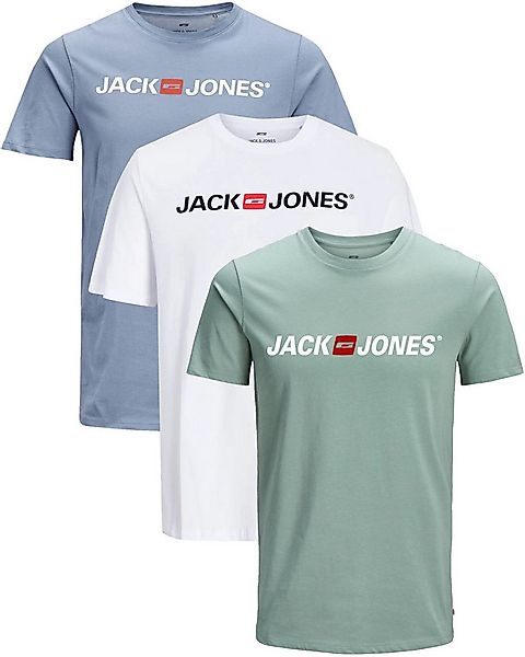 Jack & Jones T-Shirt Stilvolles Slim-Fit oder Regular Shirt mit Printdruck günstig online kaufen