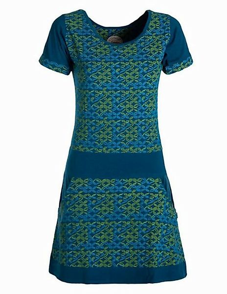 Vishes Tunikakleid Damen Longshirt-Kleid kurzarm Mini-Kleid Tunika-Kleid T- günstig online kaufen