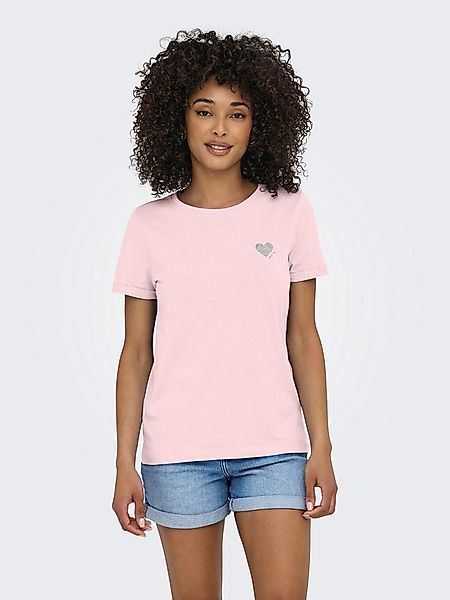 ONLY Kurzarmshirt ONLKITA LIFE S/S TOP NOOS regular fit, casual, Single Jer günstig online kaufen