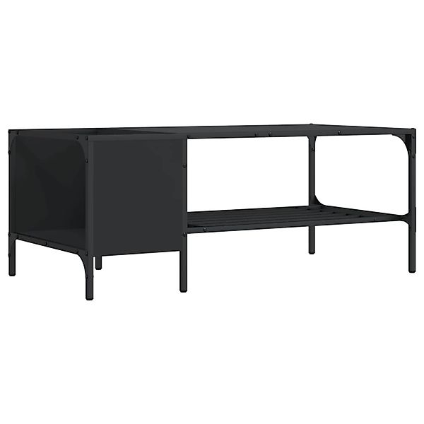 vidaXL Couchtisch Couchtisch mit Regal Schwarz günstig online kaufen