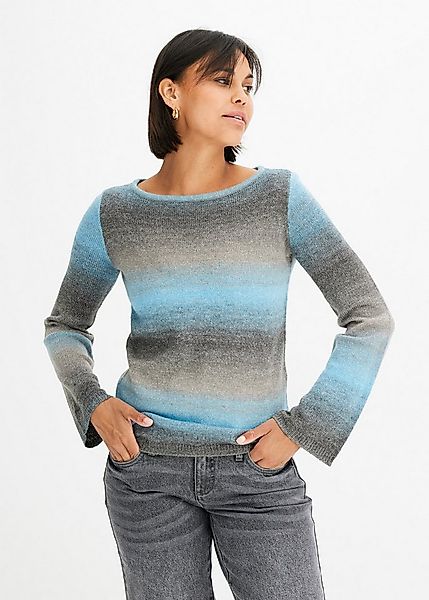 bonprix Strickpullover Pullover mit Farbverlauf günstig online kaufen
