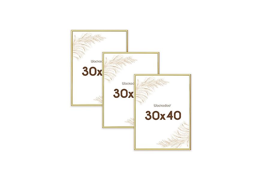 Wackadoo Living Bilderrahmen-Set Bilderrahmen mit Glasscheibe für Einzelbil günstig online kaufen