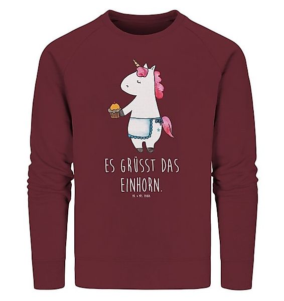 Mr. & Mrs. Panda Longpullover Einhorn Muffin Größe L - Burgundy - Geschenk, günstig online kaufen