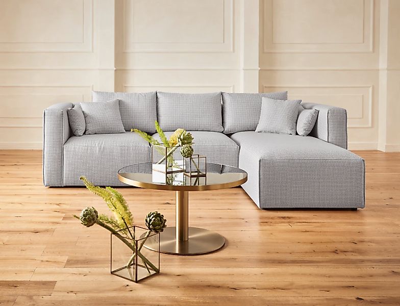 Home affaire Ecksofa "Comfine L-Form", zusammengesetzt aus Modulen, 3 Bezug günstig online kaufen