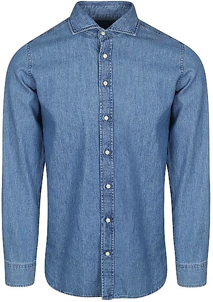 Steppin' Out Hemd Chambray Blau - Größe L günstig online kaufen