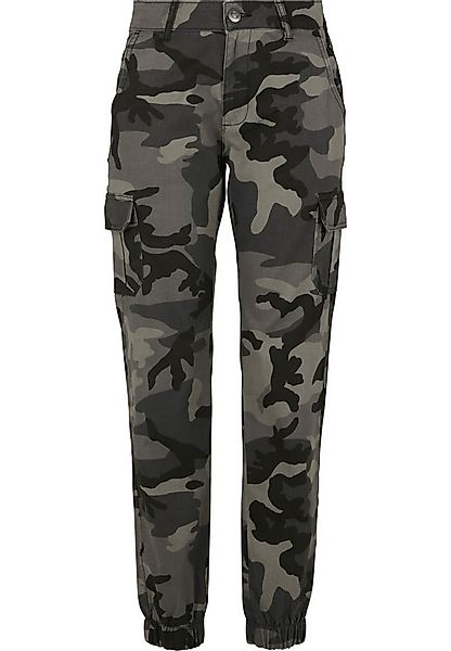 URBAN CLASSICS Cargohose Urban Classics Damen Ladies High Waist Camo Cargo günstig online kaufen