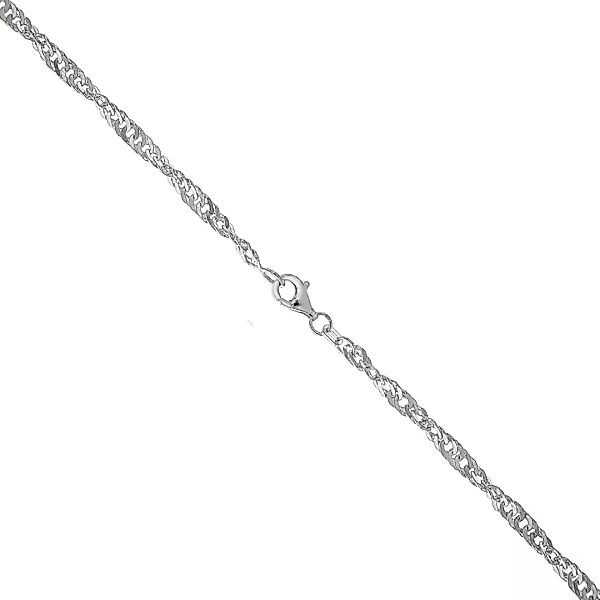 Vivance Collierkettchen "925/- Sterling Silber weiss Singapurkette 50 cm" günstig online kaufen