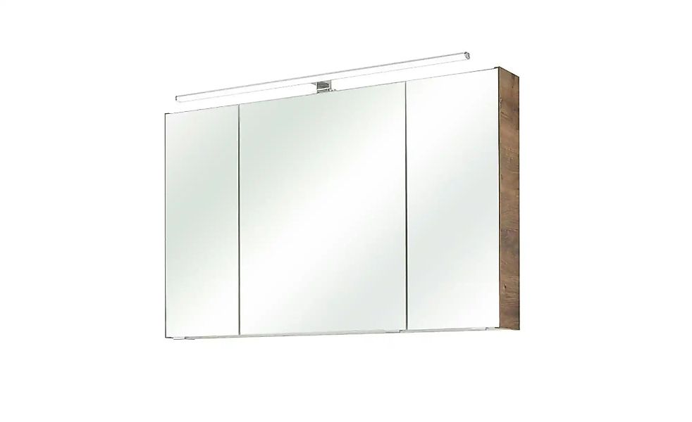 smart Spiegelschrank  Dreieckssee ¦ holzfarben ¦ Maße (cm): B: 105 H: 70 Sc günstig online kaufen