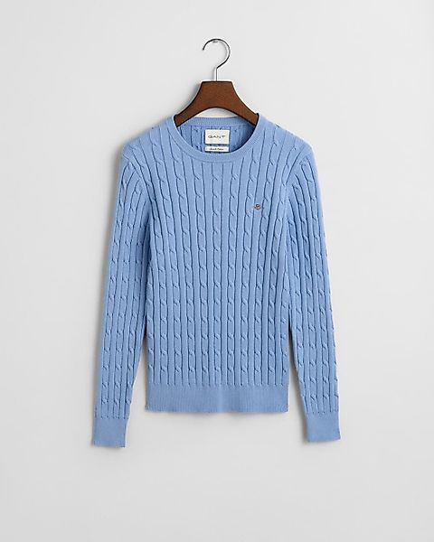 Gant Strickpullover STRETCH COTTON CABLE C-NECK günstig online kaufen