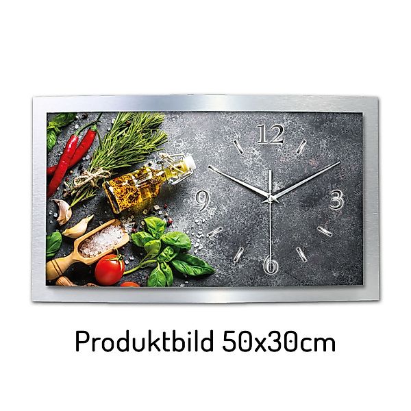Kreative Feder Funkwanduhr 3D Designer-Wanduhr „Frische günstig online kaufen