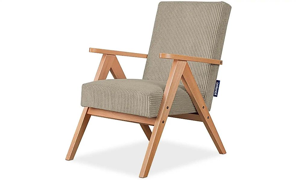 KONSIMO Sessel  Naset ¦ beige ¦ Maße (cm): B: 60 H: 90 Polstermöbel > Sesse günstig online kaufen
