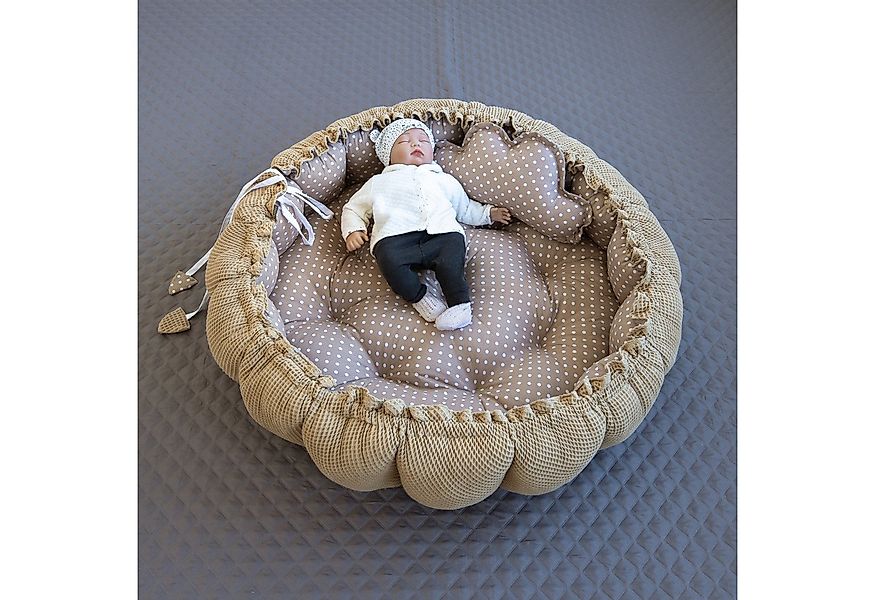 Loolay Baby-Reisebett Zweiseitig ENGELSNEST XXL Premium WAFFELPIQUE + Decke günstig online kaufen