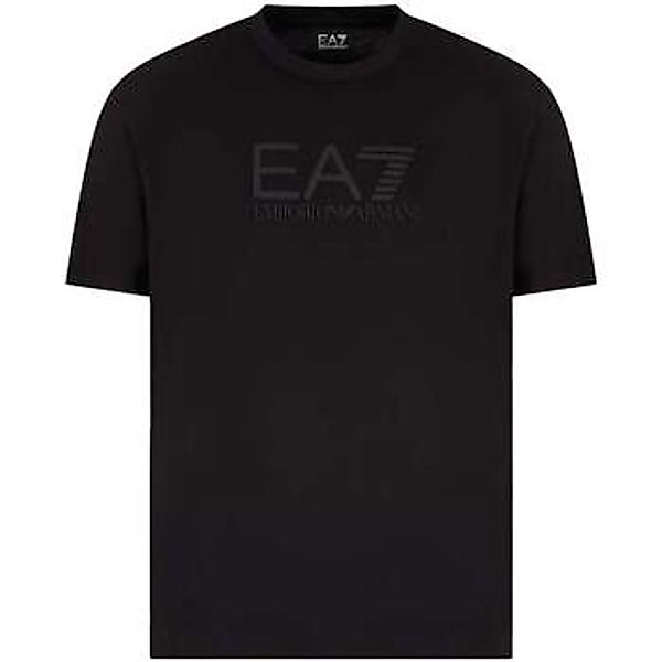 Ea7 Emporio Armani  T-Shirts & Poloshirts Visibility Tonal Logo T-Shirt Bla günstig online kaufen