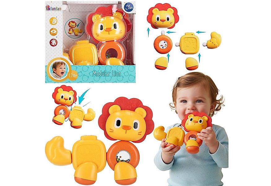 Sarcia.eu Lernspielzeug Bam Bam Steckspielzeug „Löwe“ – kreatives Spielzeug günstig online kaufen