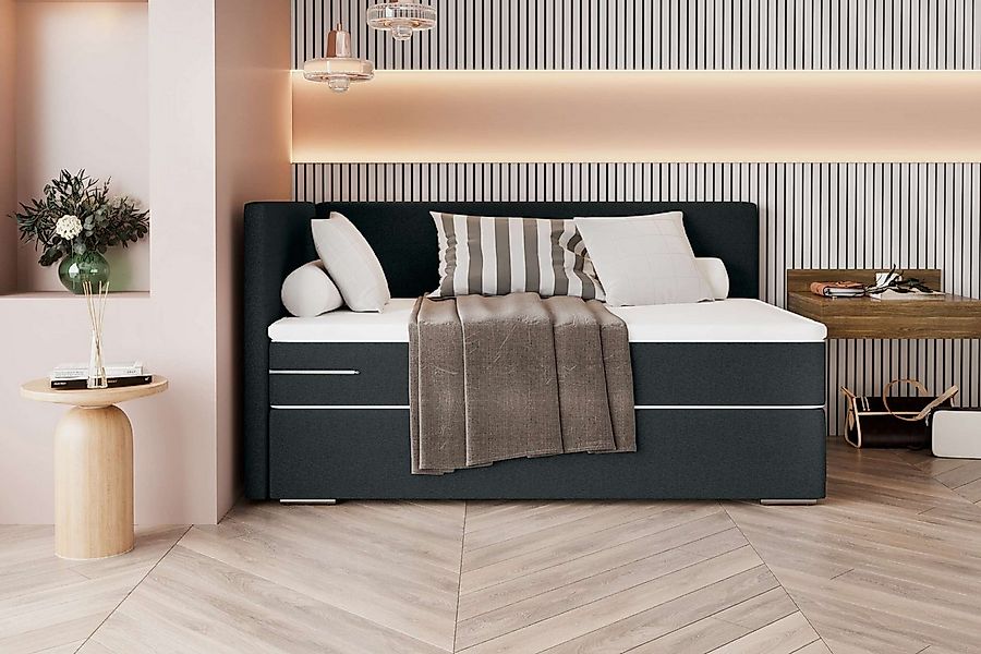99rooms Boxspringbett Phönix Mini Plus (Schlafzimmerbett, Bett), mit Tasche günstig online kaufen