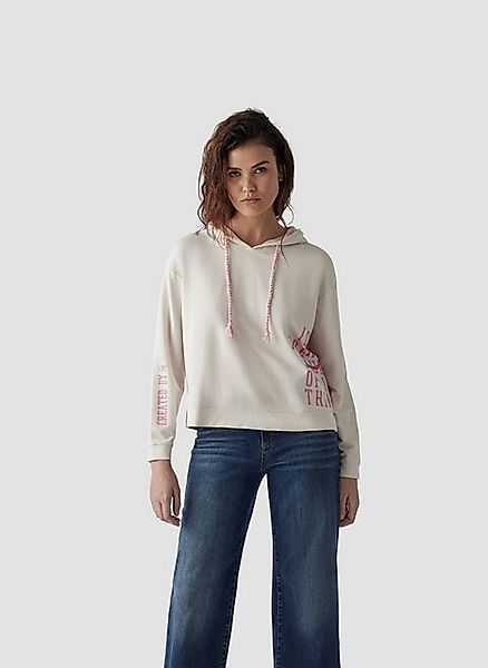 LeComte Sweatshirt LeComte Hoodie mit stylischem Schriftzug und gemütlicher günstig online kaufen