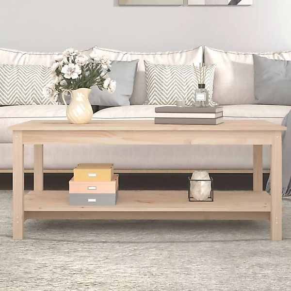 Vidaxl Couchtisch 110x55x45 Cm Massivholz Kiefer günstig online kaufen