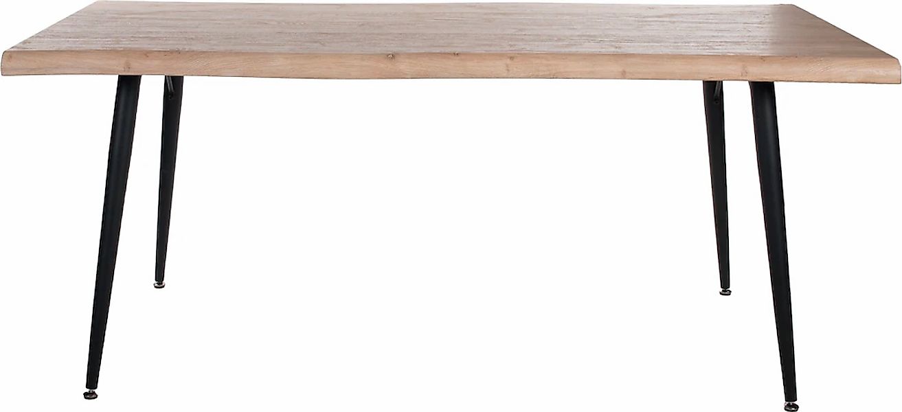 Duo Collection Esstisch "Tailin Tisch Baumkantentisch", Massives Metallgest günstig online kaufen