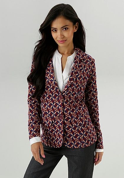 Aniston SELECTED Kurzblazer in trendy Jacquard-Qualität günstig online kaufen