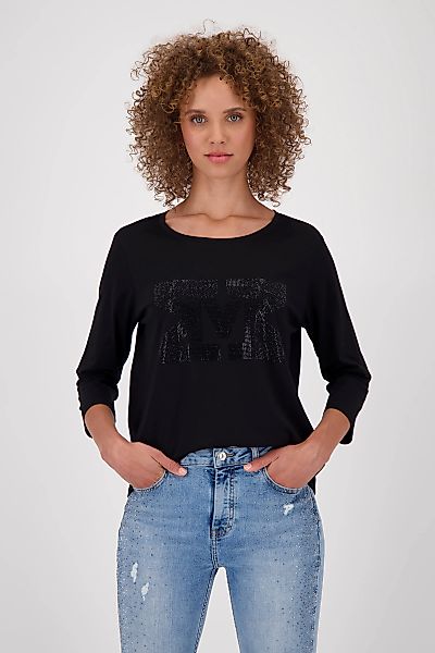 Monari Langarmshirt "Shirt Basic Schmuck", Mit Schmuckdetails günstig online kaufen