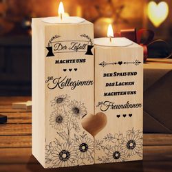 LuxusKollektion Kerzenständer Abschiedsgeschenk Kollegen Kerzenständer Weih günstig online kaufen