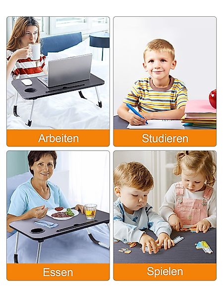 Youyijia Wickeltisch Laptoptisch Betttisch Laptopständer Bett-Schreibtisch günstig online kaufen