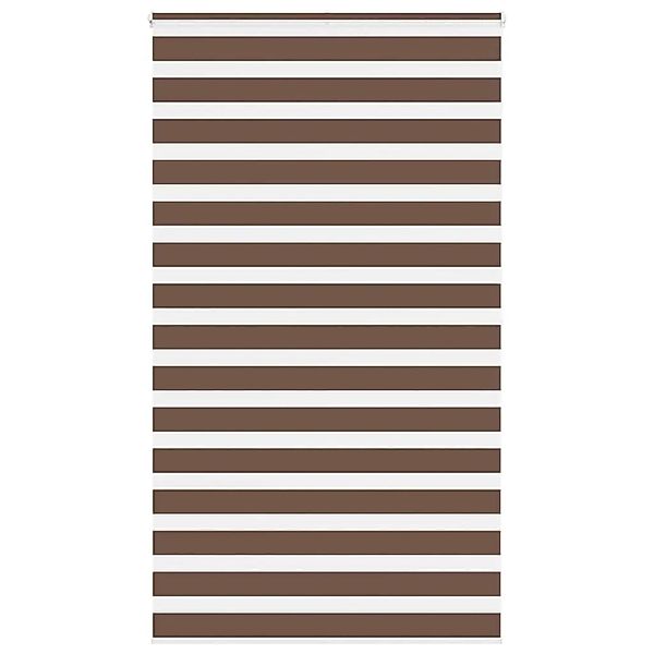 vidaXL Doppelrollo Braun 135x200 cm Stoffbreite 130,9 cm Polyester 4014372 günstig online kaufen