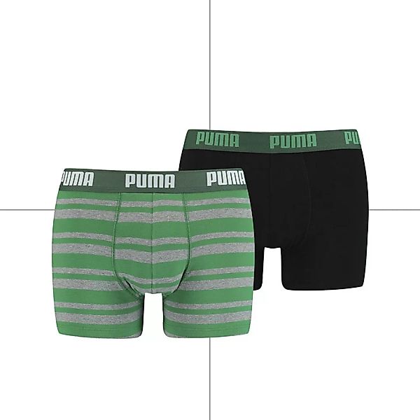 Puma Heritage Boxershorts Mit Streifen 2 Einheiten XL Green günstig online kaufen