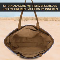 Enrico Benetti Strandtasche Badetasche mit Reißverschluss günstig online kaufen