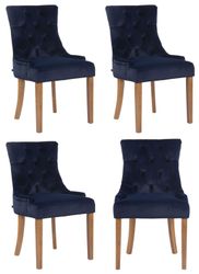 CLP Esszimmerstuhl Aberdeen Samt (4er Set), günstig online kaufen